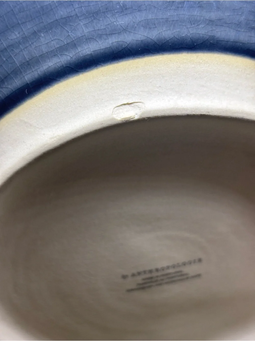 Anthropologie Old HavanaGlazed Stoneware Pasta/Soup Bowl - Slate Gray (Set of 4)